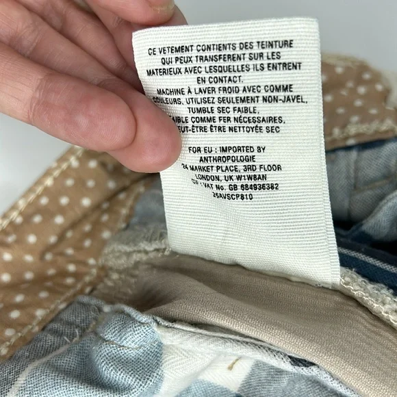 Anthropologie Pilcro Patchwork Cords - Picture 13 of 14